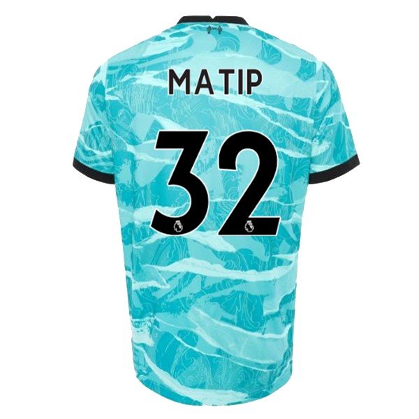 Camiseta Liverpool NO.32 Matip Segunda Equipación 2020-2021 Azul